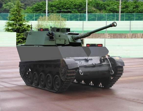 amx 90c front slope amoured